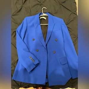 Zara oversized  Royal Blue Blazer